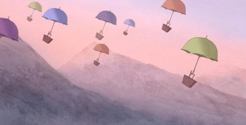 4 umbrellas